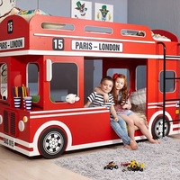 ЛД 513.000.000 Кровать двухъярусная "London BUS" (Красный тип 2)